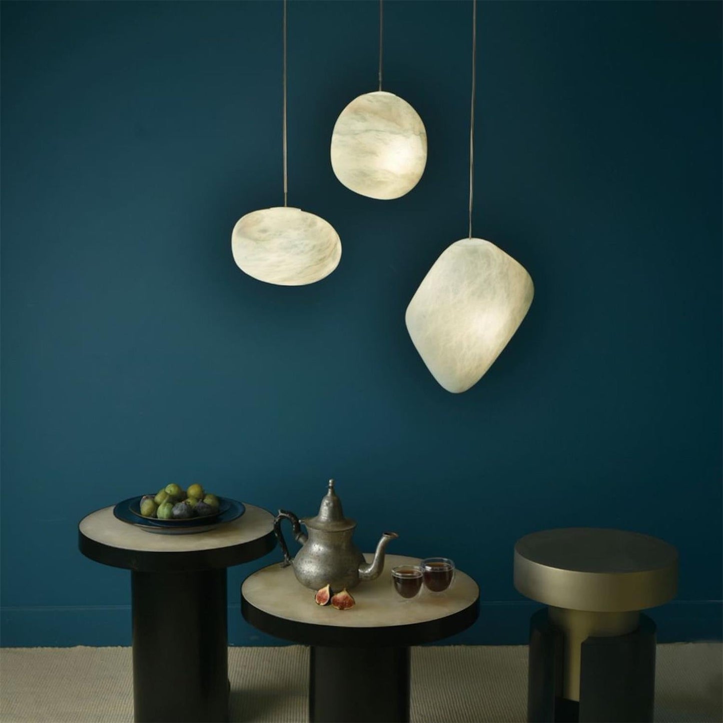 Galet Alabaster Pendant Light