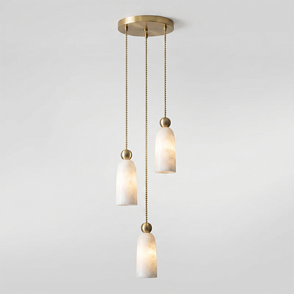 Figure Spanish Alabaster Pendant Light