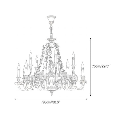 Genualdi Brass Chandelier