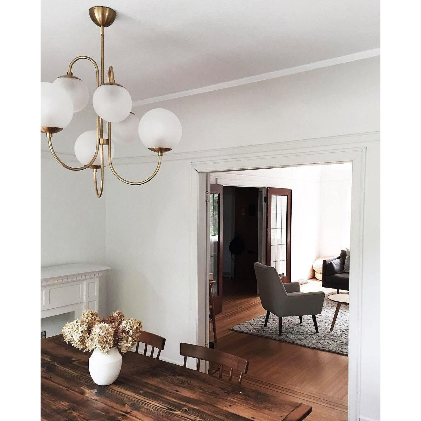 Gooseneck Chandelier