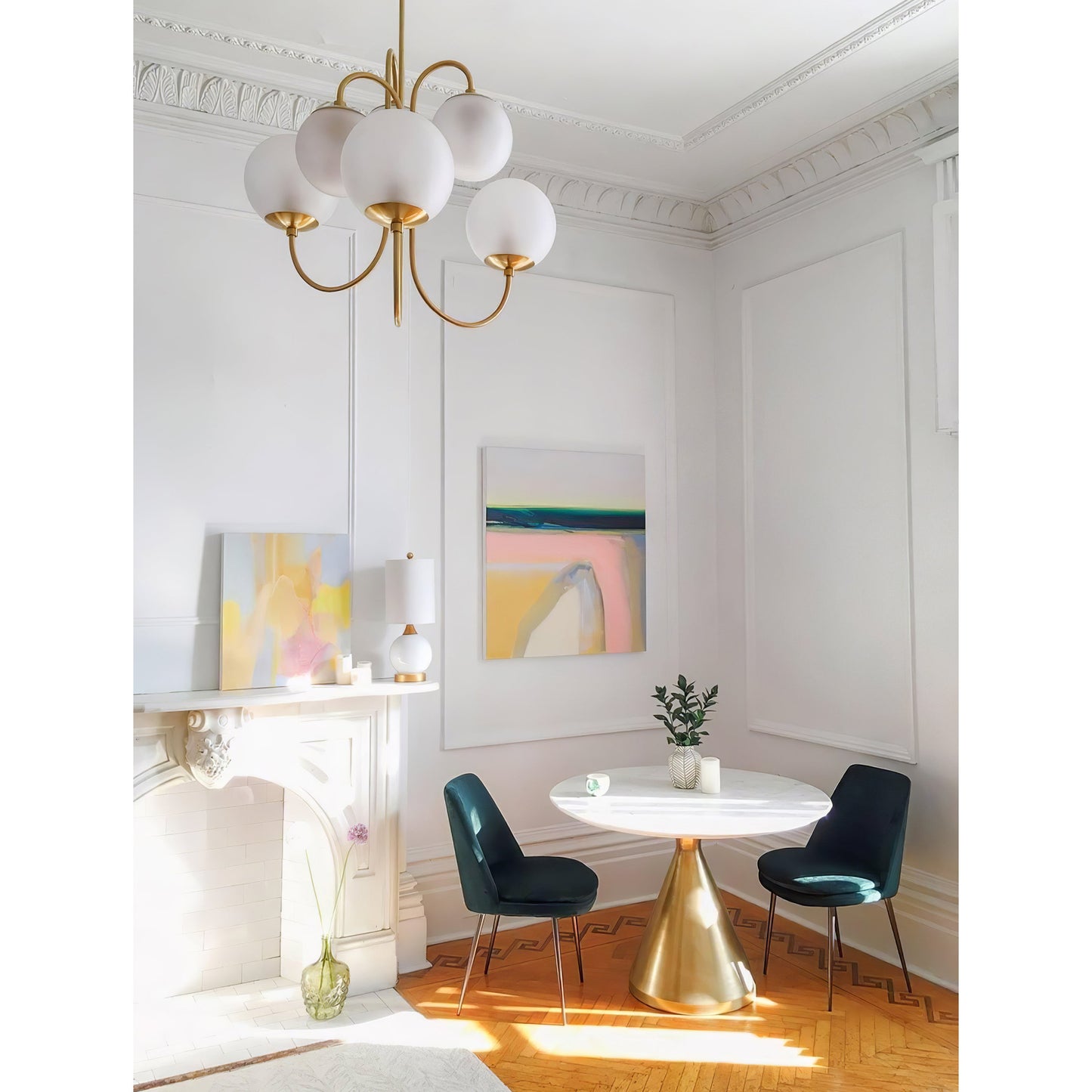 Gooseneck Chandelier