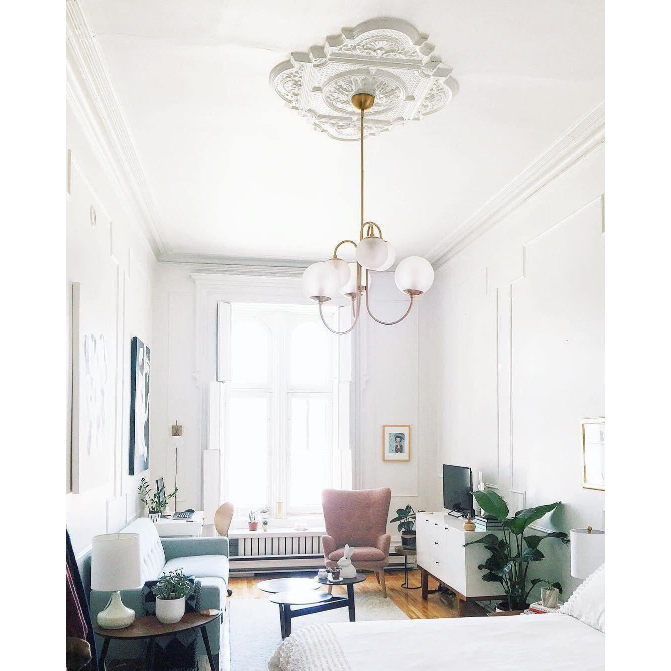 Gooseneck Chandelier