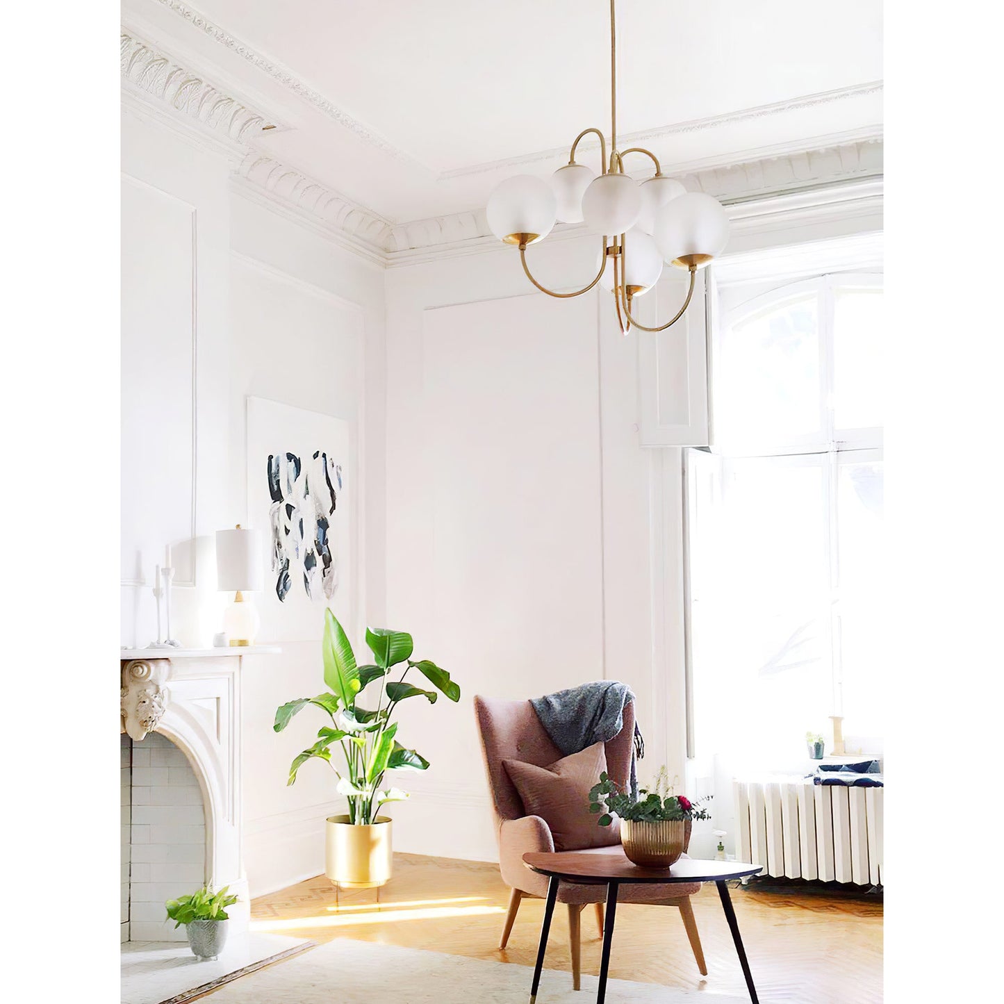 Gooseneck Chandelier