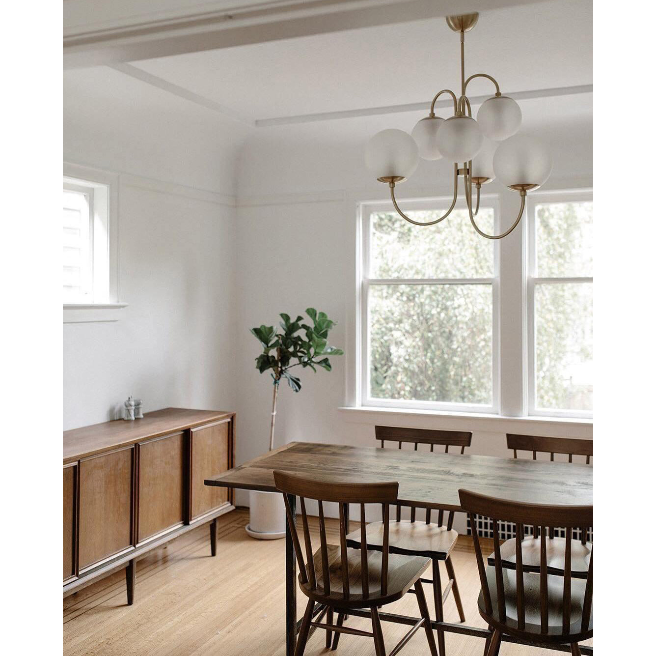 Gooseneck Chandelier