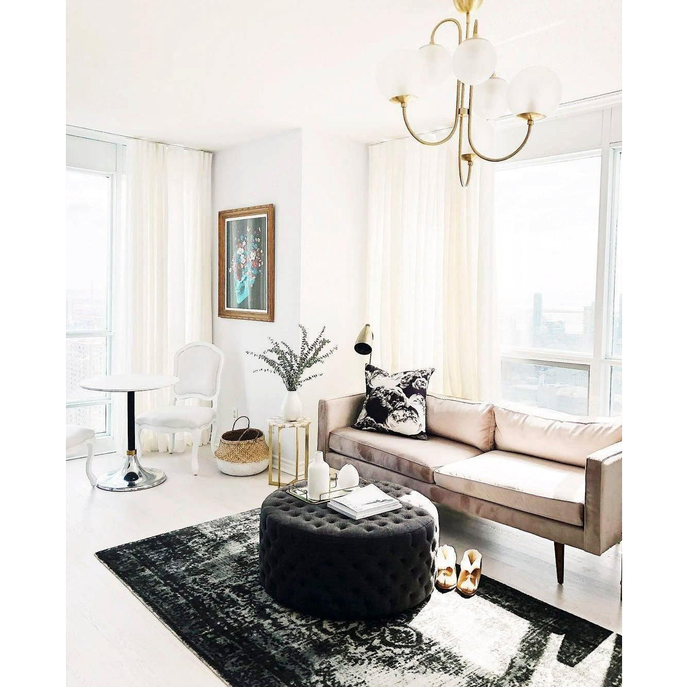 Gooseneck Chandelier