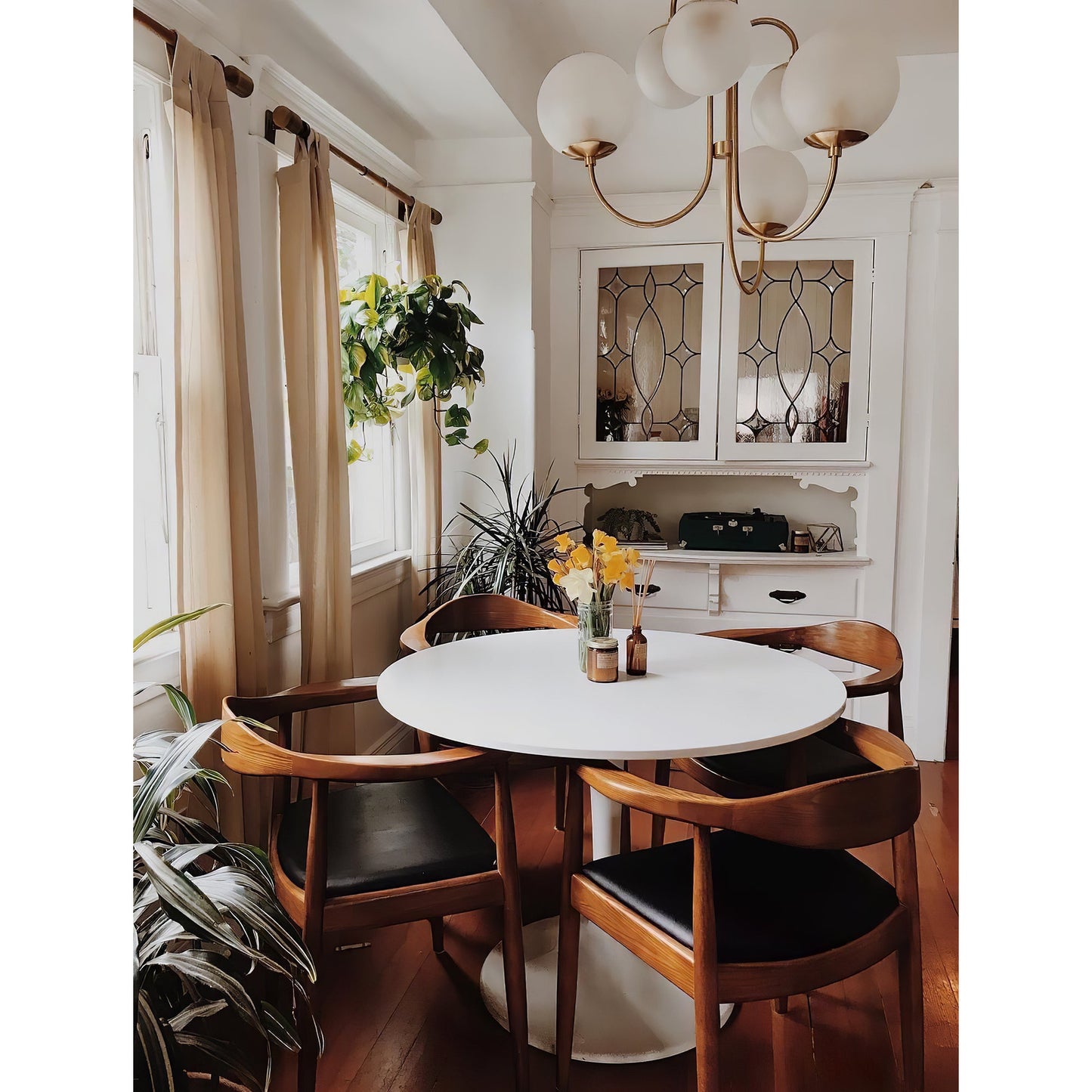 Gooseneck Chandelier