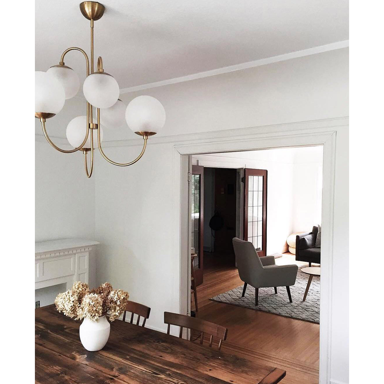 Gooseneck Chandelier