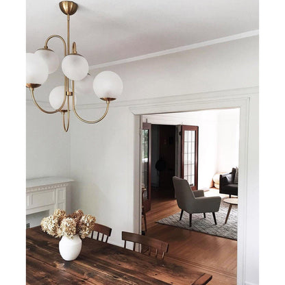 Gooseneck Chandelier