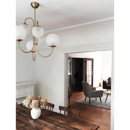 Gooseneck Chandelier