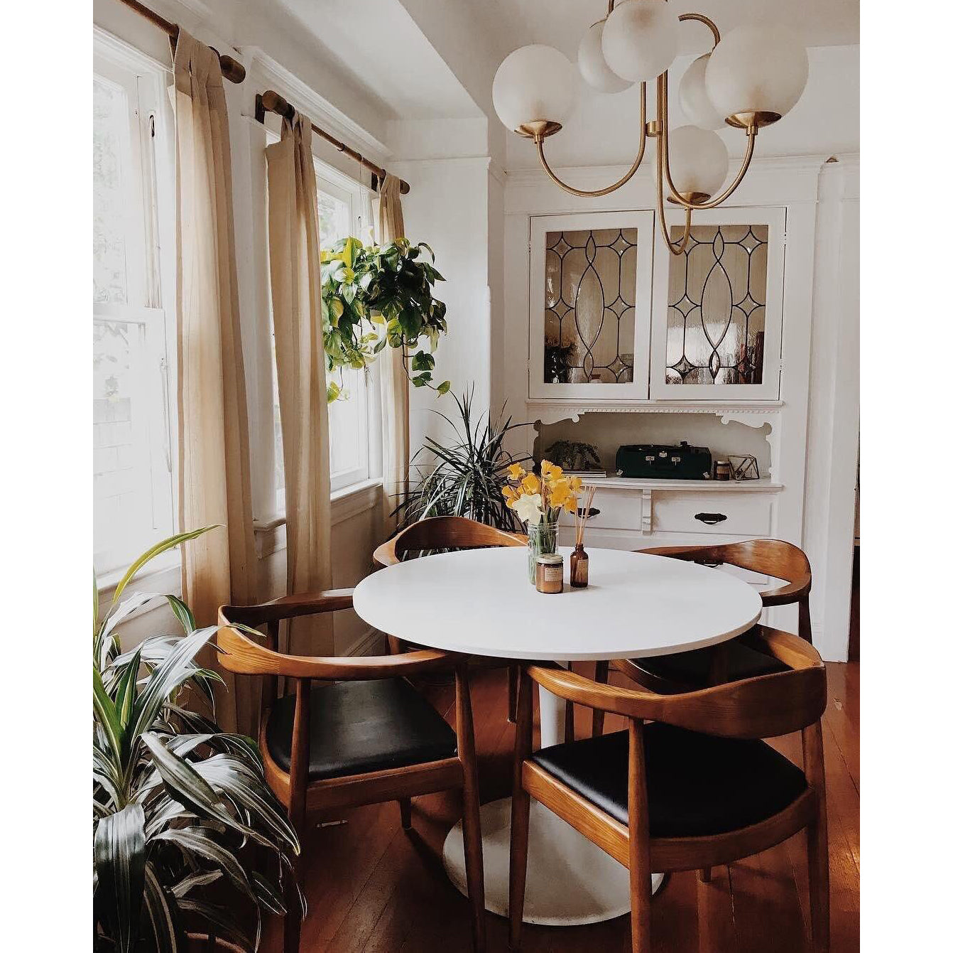 Gooseneck Chandelier