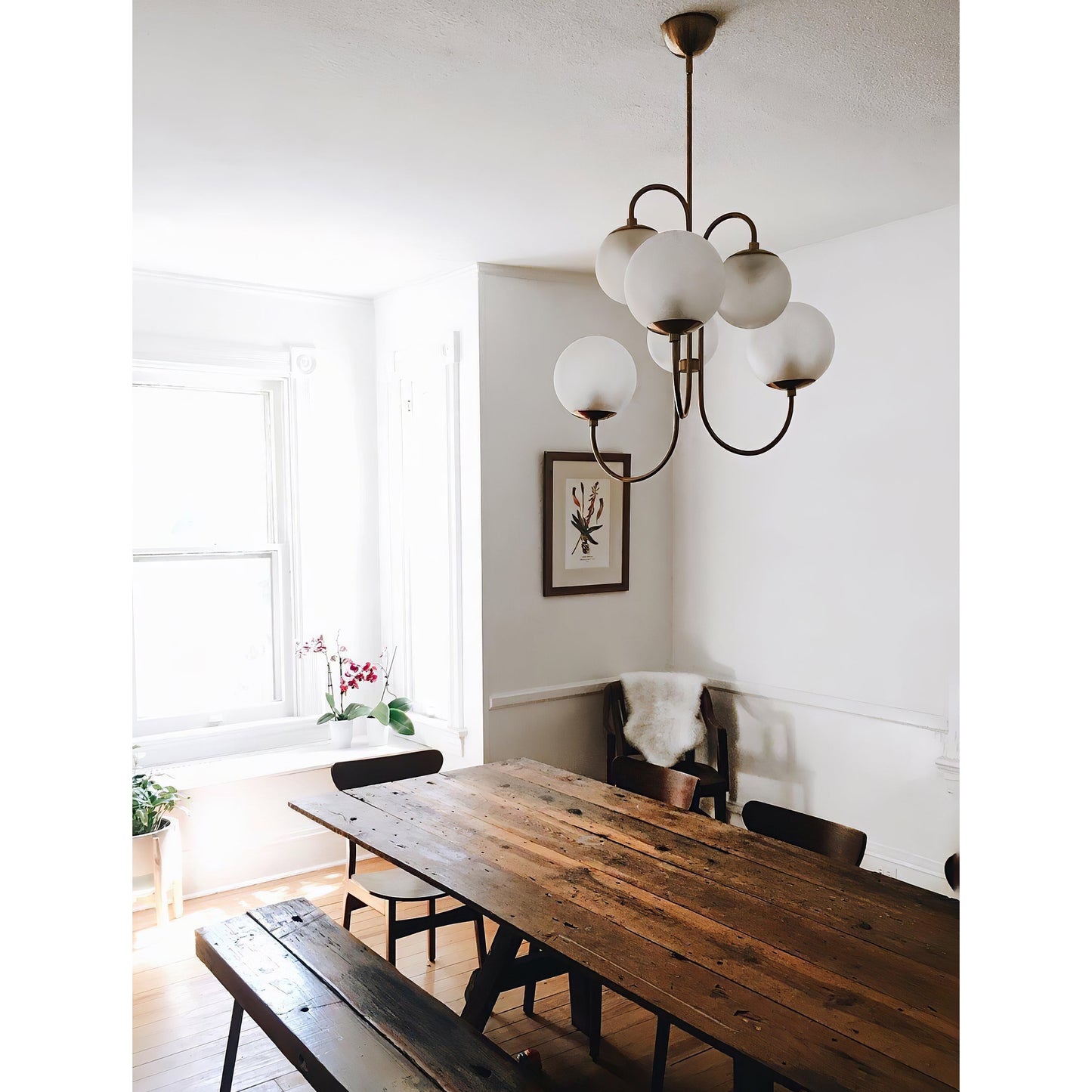 Gooseneck Chandelier