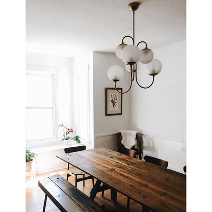 Gooseneck Chandelier