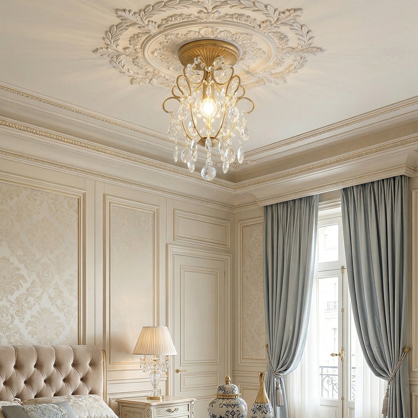 Gossly Ctystal Ceiling Lamp