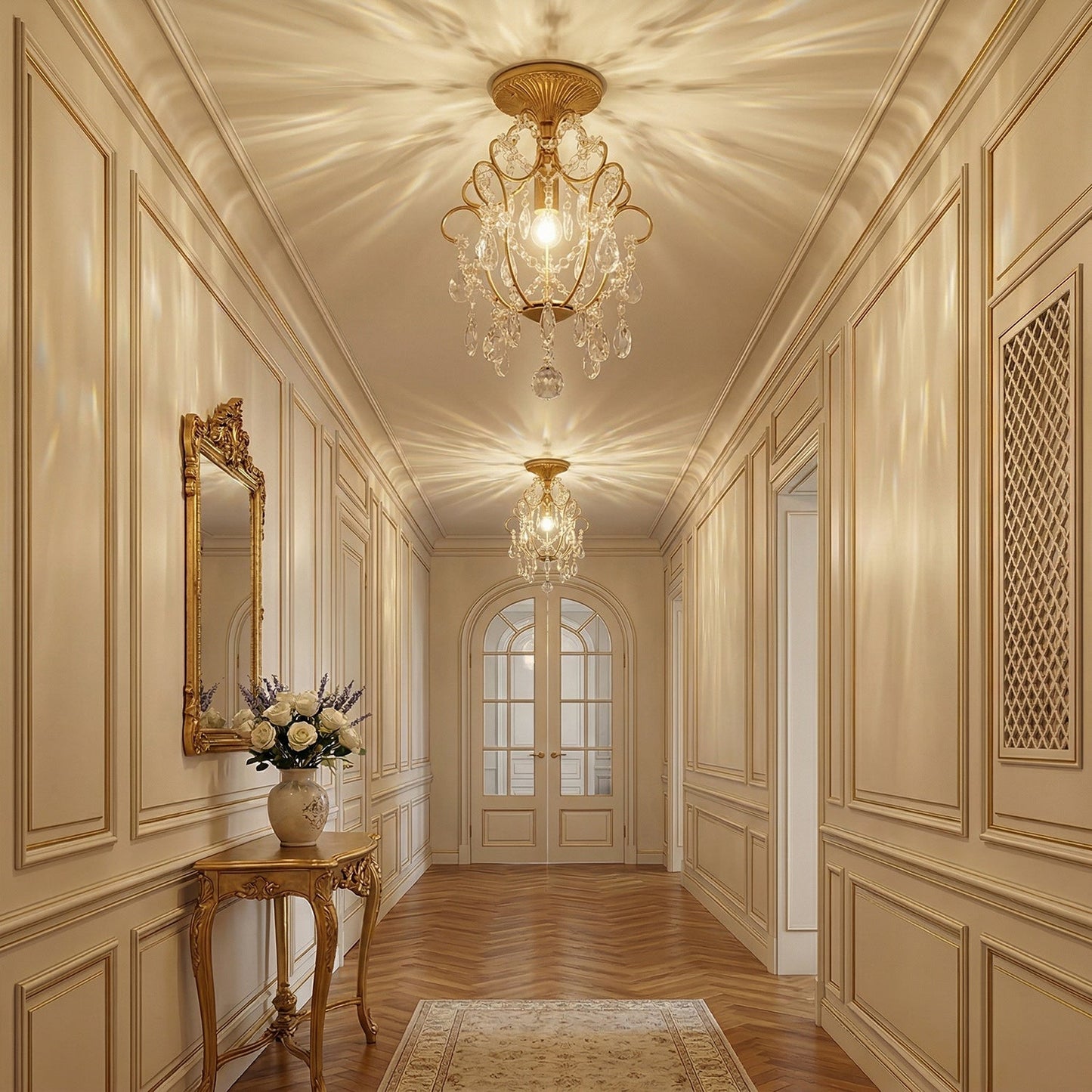 Gossly Ctystal Ceiling Lamp