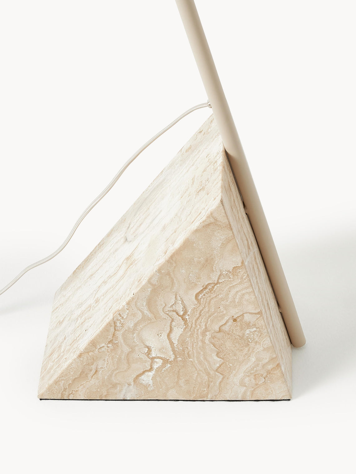 Grande Travertine Floor Lamp