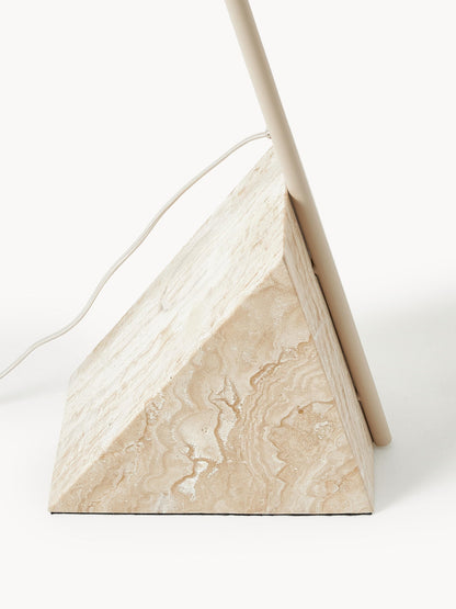 Grande Travertine Floor Lamp