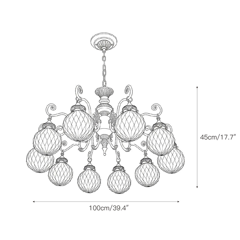 Greenwich Classical Brass Chandelier