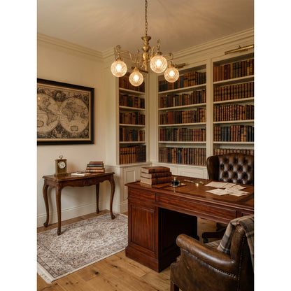 Greenwich Classical Brass Chandelier