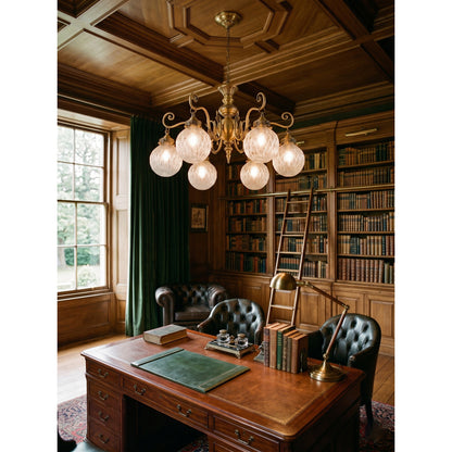 Greenwich Classical Brass Chandelier