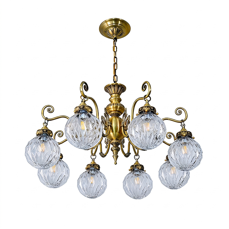 Greenwich Classical Brass Chandelier