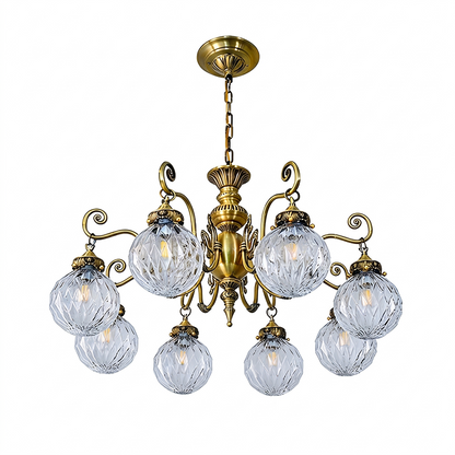 Greenwich Classical Brass Chandelier