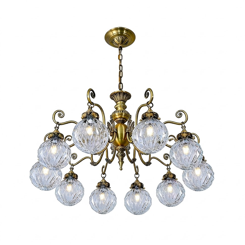 Greenwich Classical Brass Chandelier