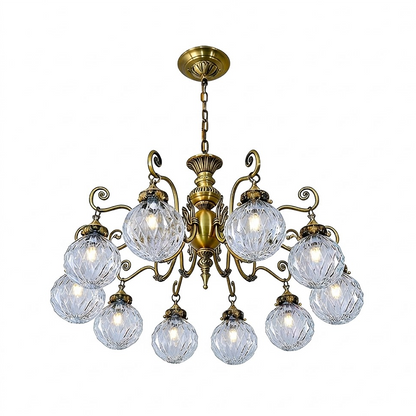 Greenwich Classical Brass Chandelier
