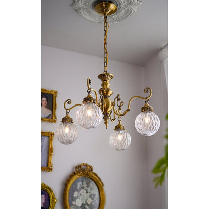 Greenwich Classical Brass Chandelier