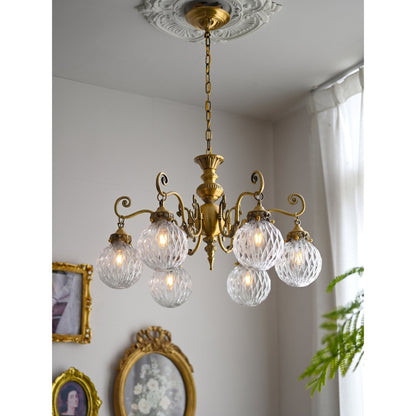 Greenwich Classical Brass Chandelier
