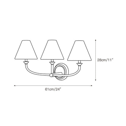 Greta Brass Wall Lamp