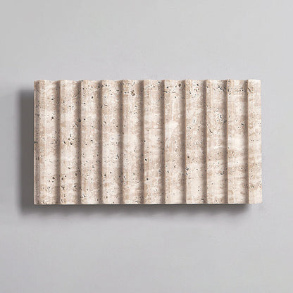 Grille Travertine wall lamp