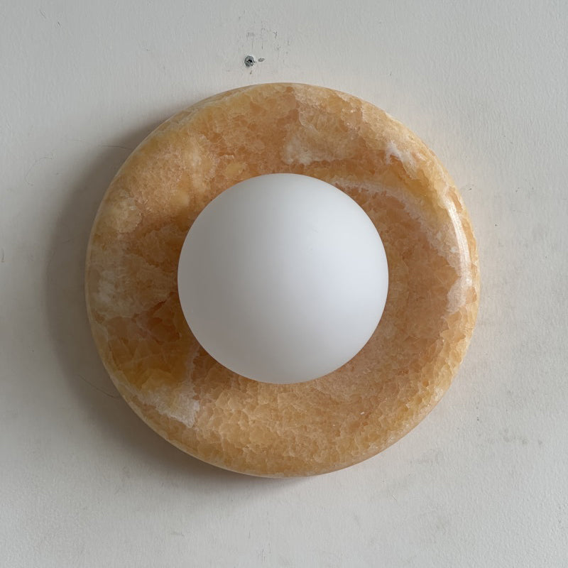 Orli Yellow Onyx Sconce