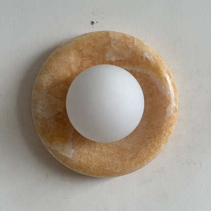 Orli Yellow Onyx Sconce