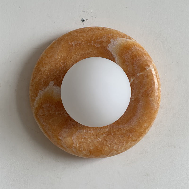 Orli Yellow Onyx Sconce