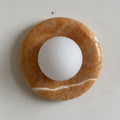 Orli Yellow Onyx Sconce