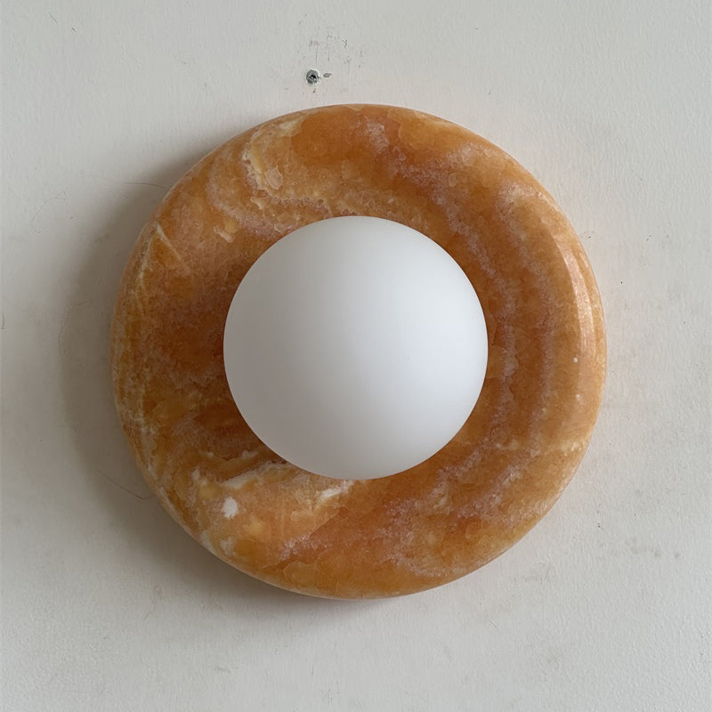 Orli Yellow Onyx Sconce