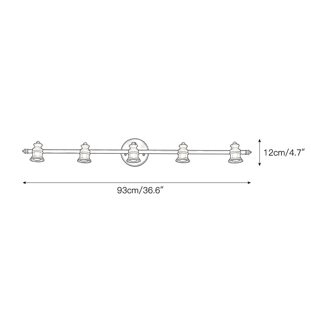 Halophane Brass Wall Lamp