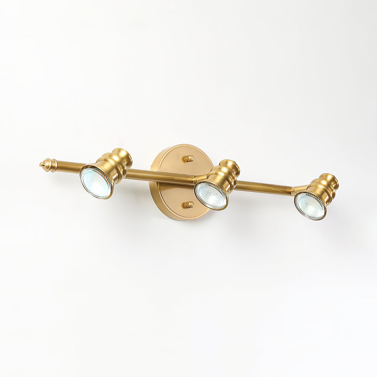 Halophane Brass Wall Lamp