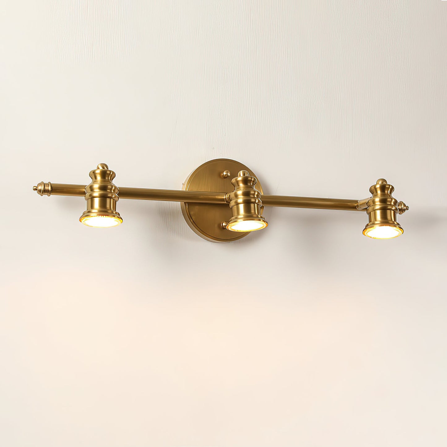 Halophane Brass Wall Lamp