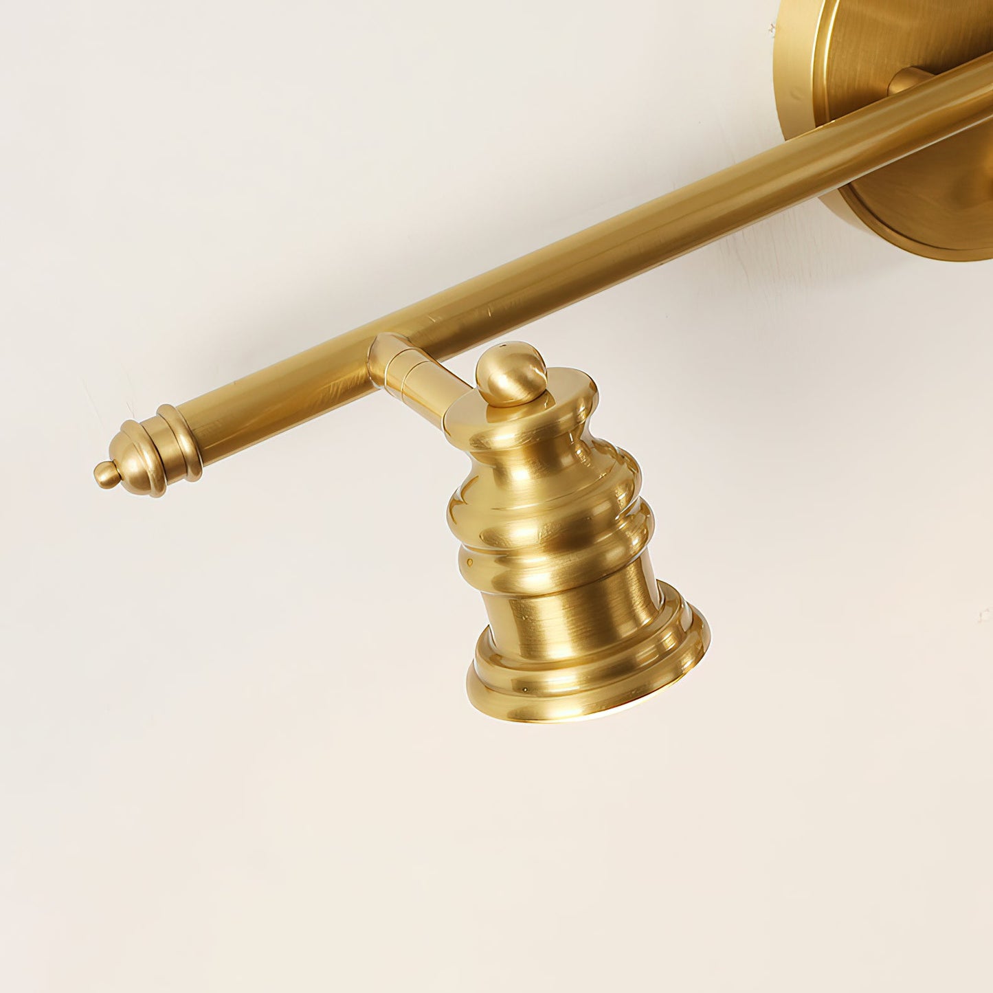 Halophane Brass Wall Lamp