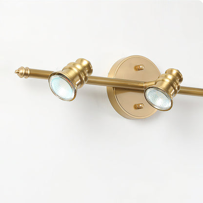 Halophane Brass Wall Lamp