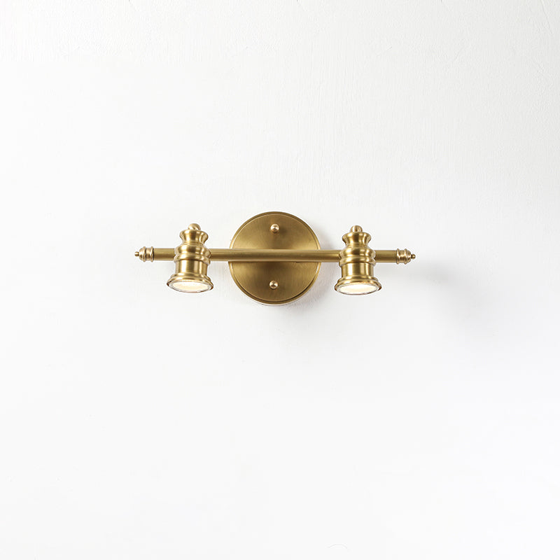Halophane Brass Wall Lamp