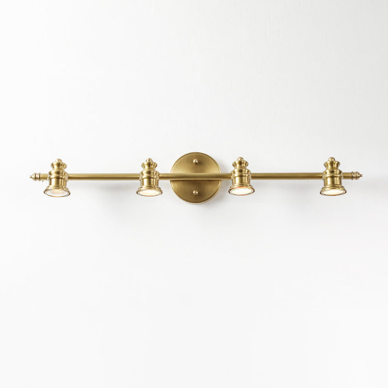 Halophane Brass Wall Lamp