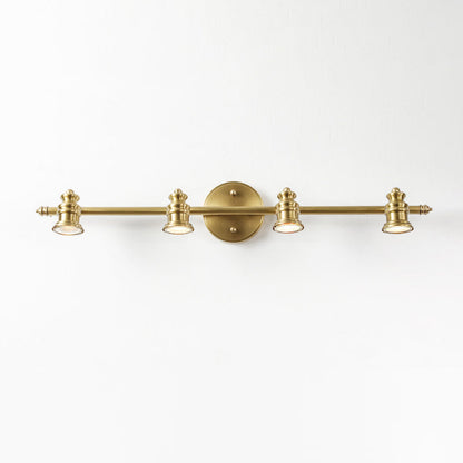 Halophane Brass Wall Lamp