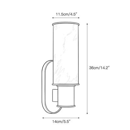 Harlin Vertical Alabaster Sconce