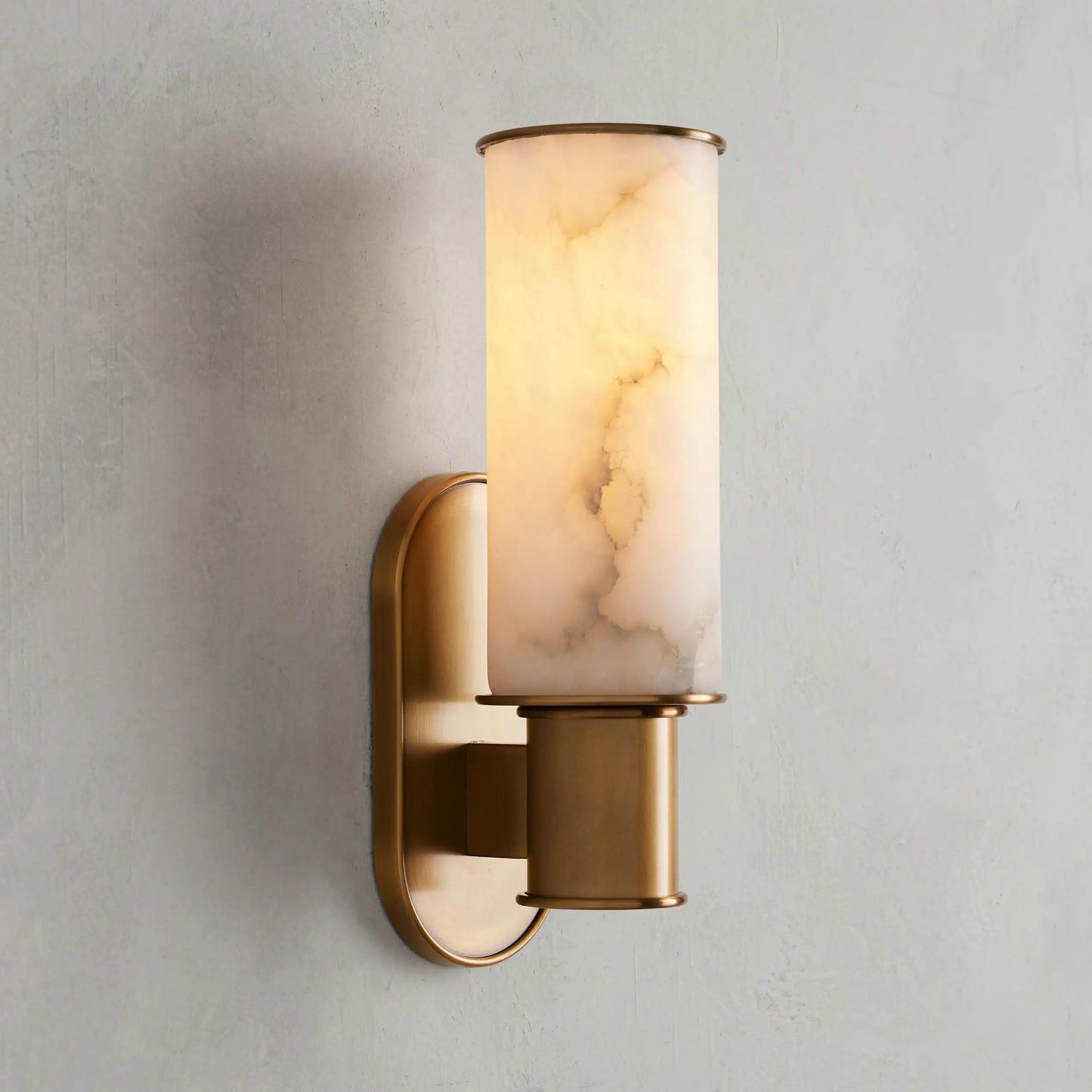 Harlin Vertical Alabaster Sconce