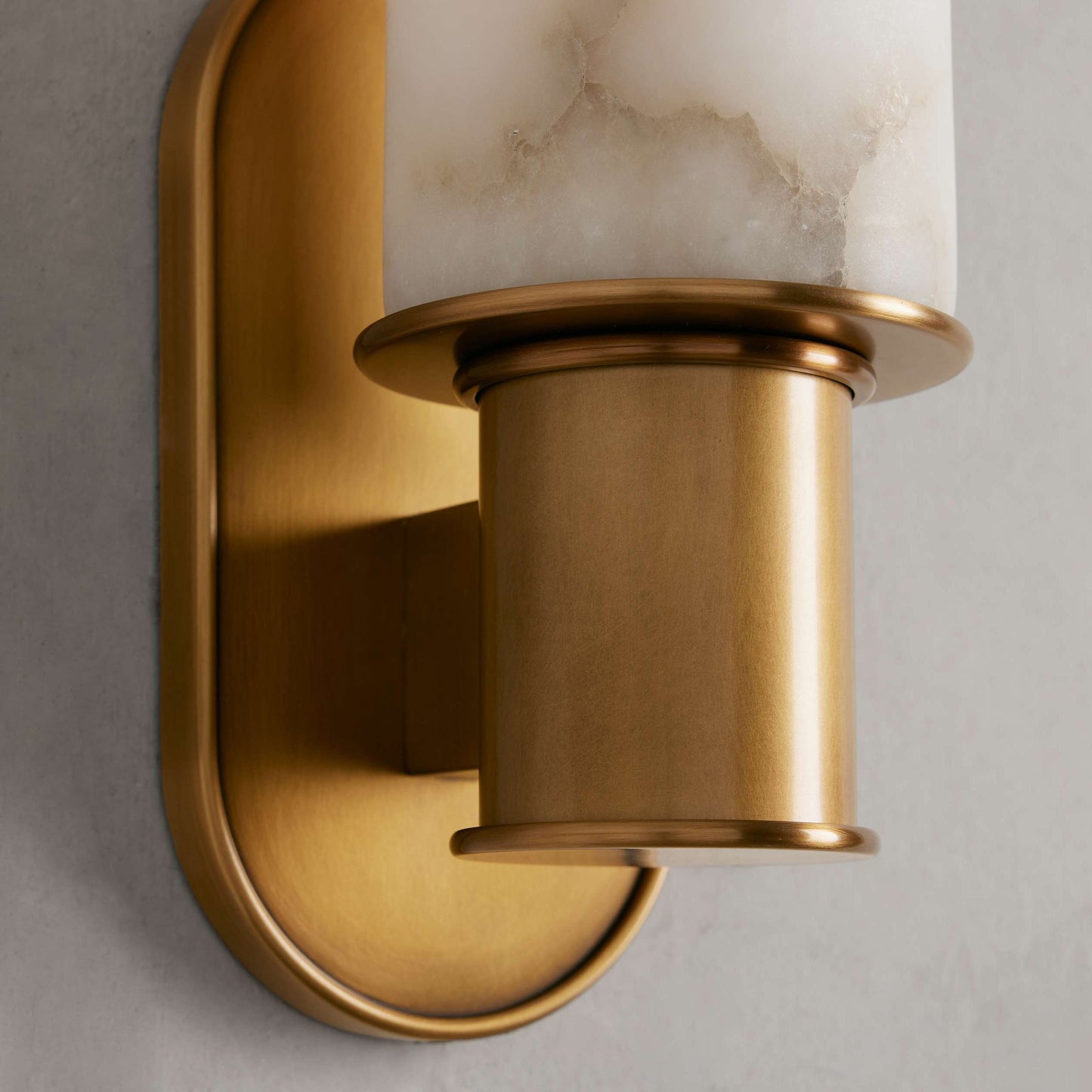 Harlin Vertical Alabaster Sconce