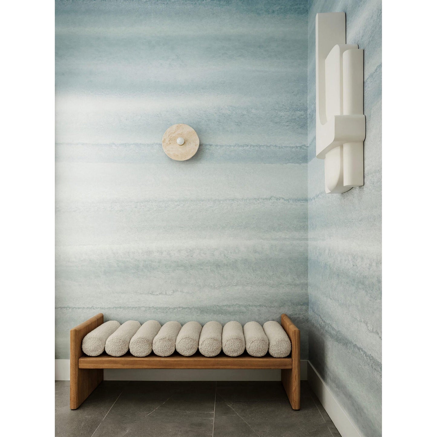 Haven Travertine Wall Sconce