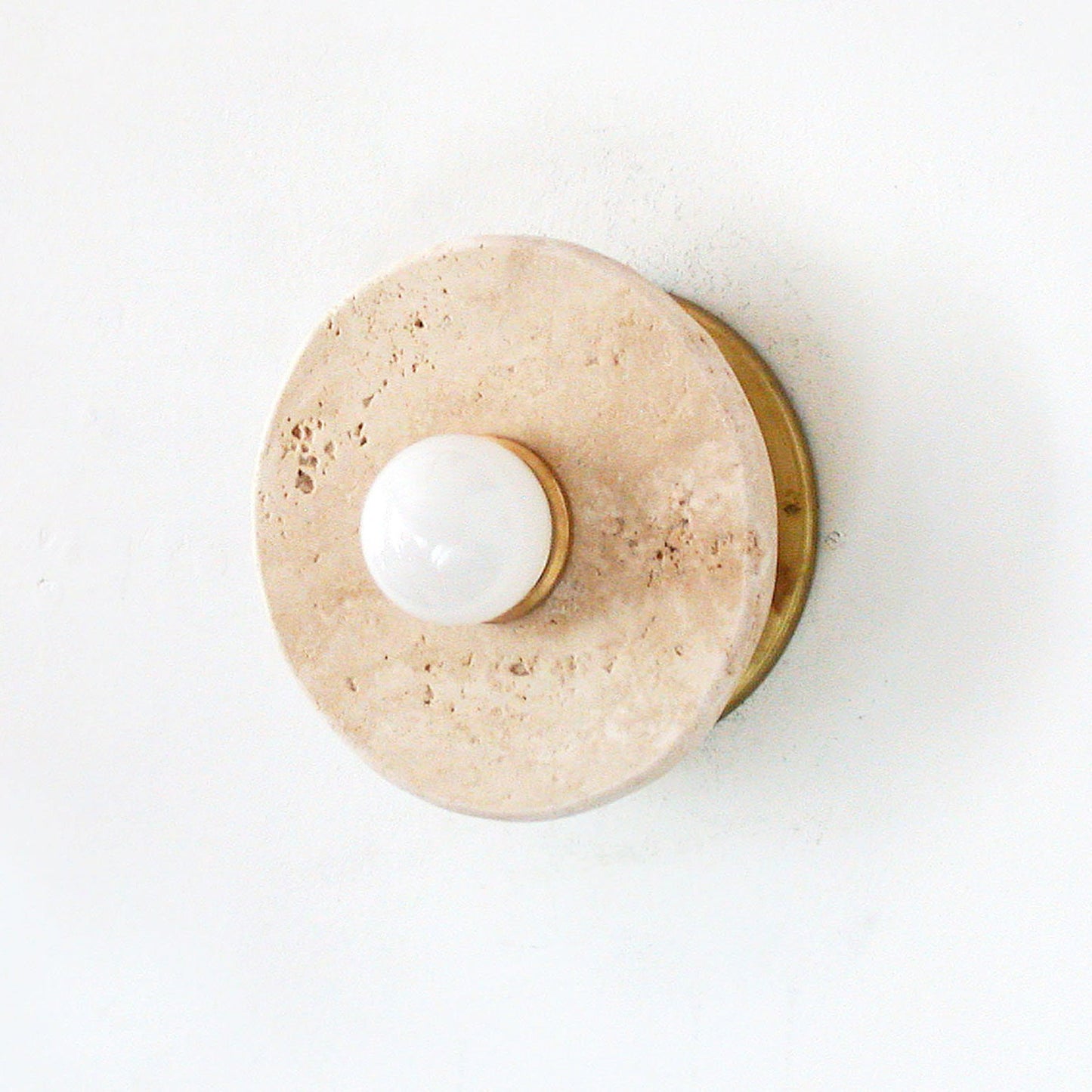 Haven Travertine Wall Sconce