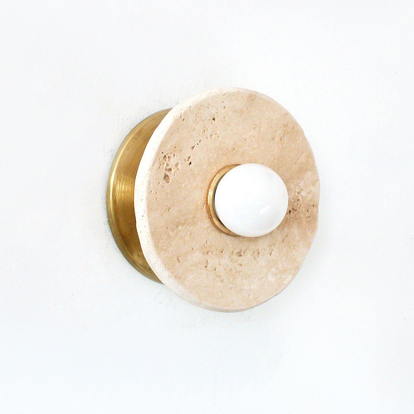 Haven Travertine Wall Sconce